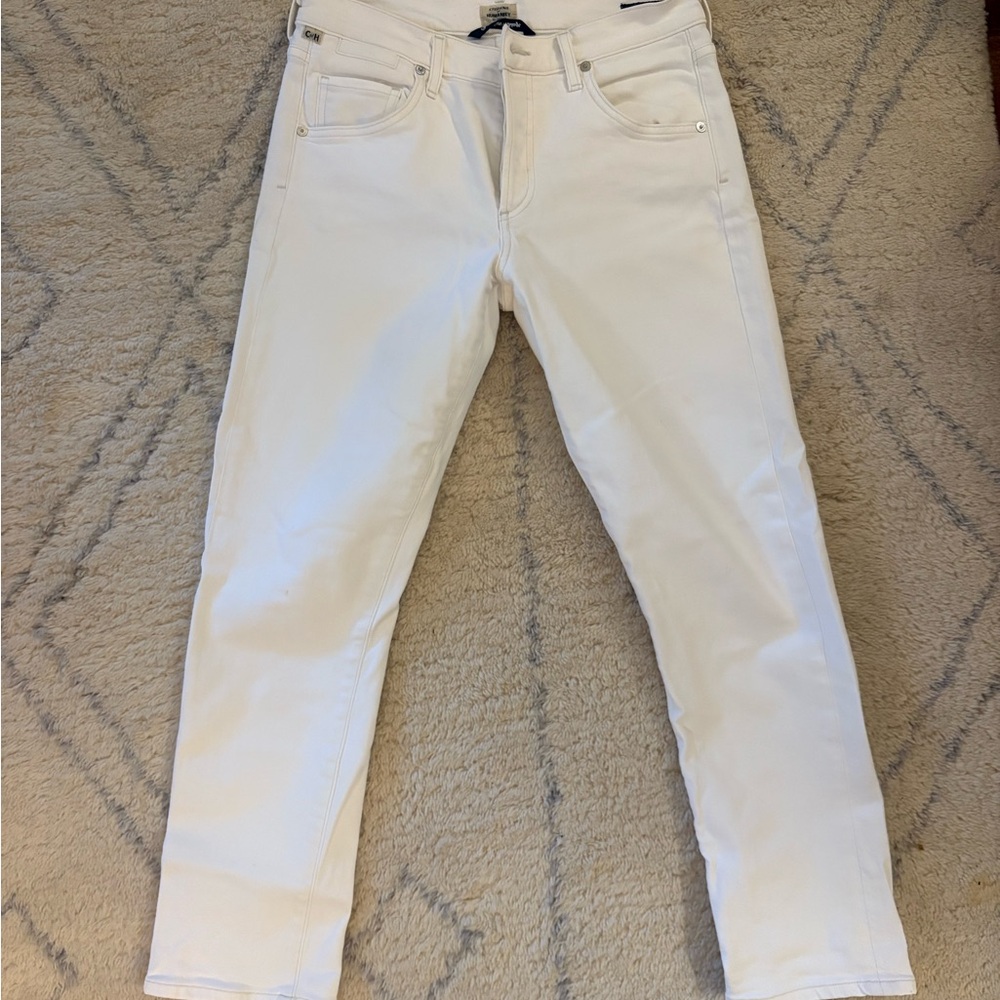 Citizens Of Humanity Cream Denim Jeans
